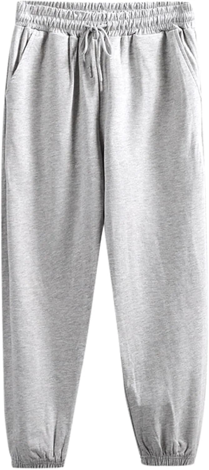 2023 Men's Baggy Sweatpants Plus Size Lightweight Joggers Stylish Hiking Pants Track Running Workout Trousers Soft Sweatpant