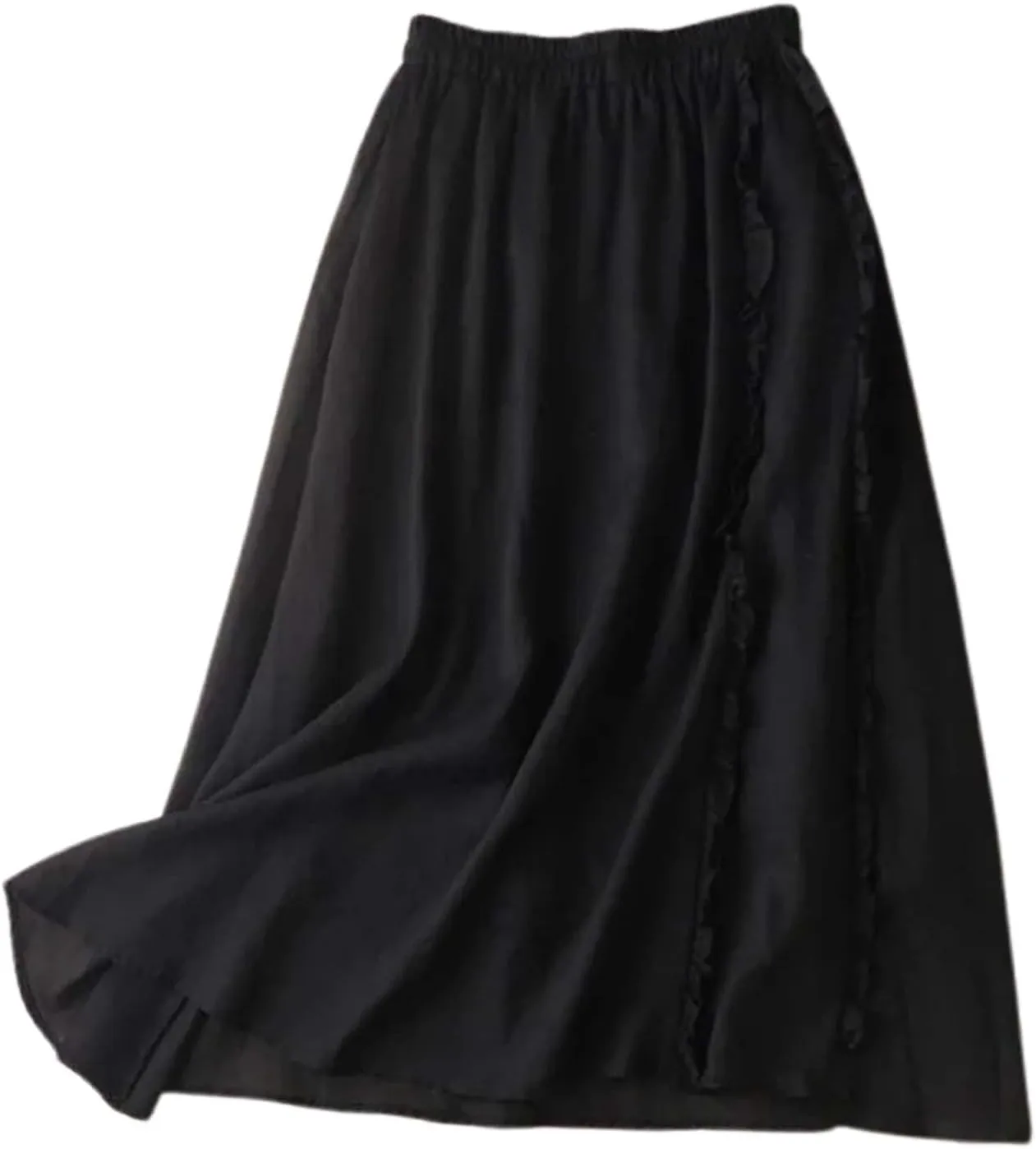 2025 Boho Skirts for Women Summer High Waisted Maxi Skirt Cute Floral Dress Flowy Modest Dresses for Women