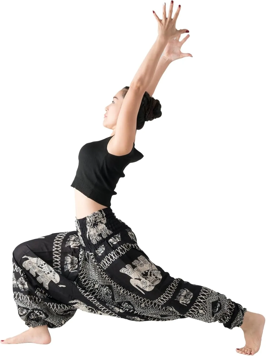 B BANGKOK PANTS Women's Harem Pants Jumpsuit Hippie Clothes