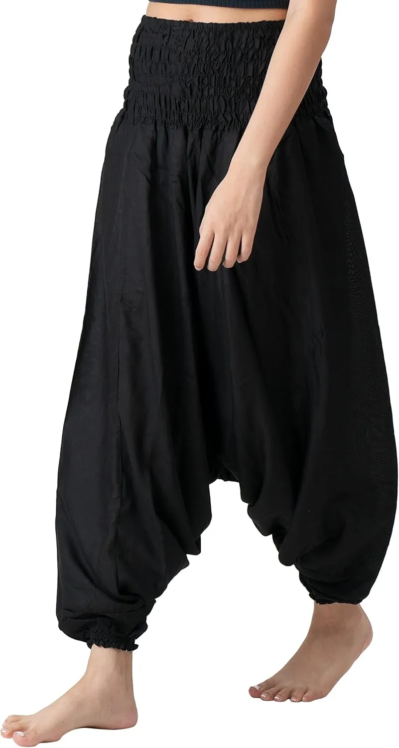 B BANGKOK PANTS Women's Harem Pants Jumpsuit Hippie Clothes