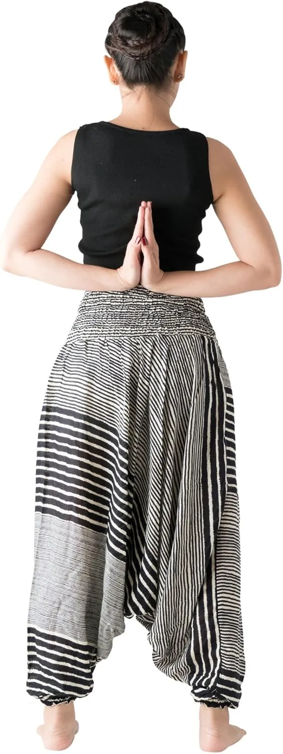 B BANGKOK PANTS Women's Harem Pants Jumpsuit Hippie Clothes