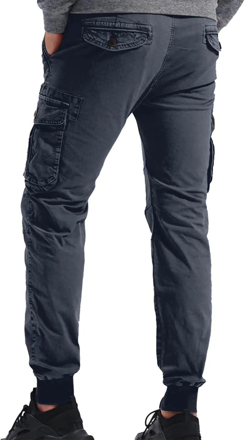 Cargo Pants Men Joggers Joggers with Zipper Pockets Camo Long Johns for Men Green Khaki Pants Mens Black Workout