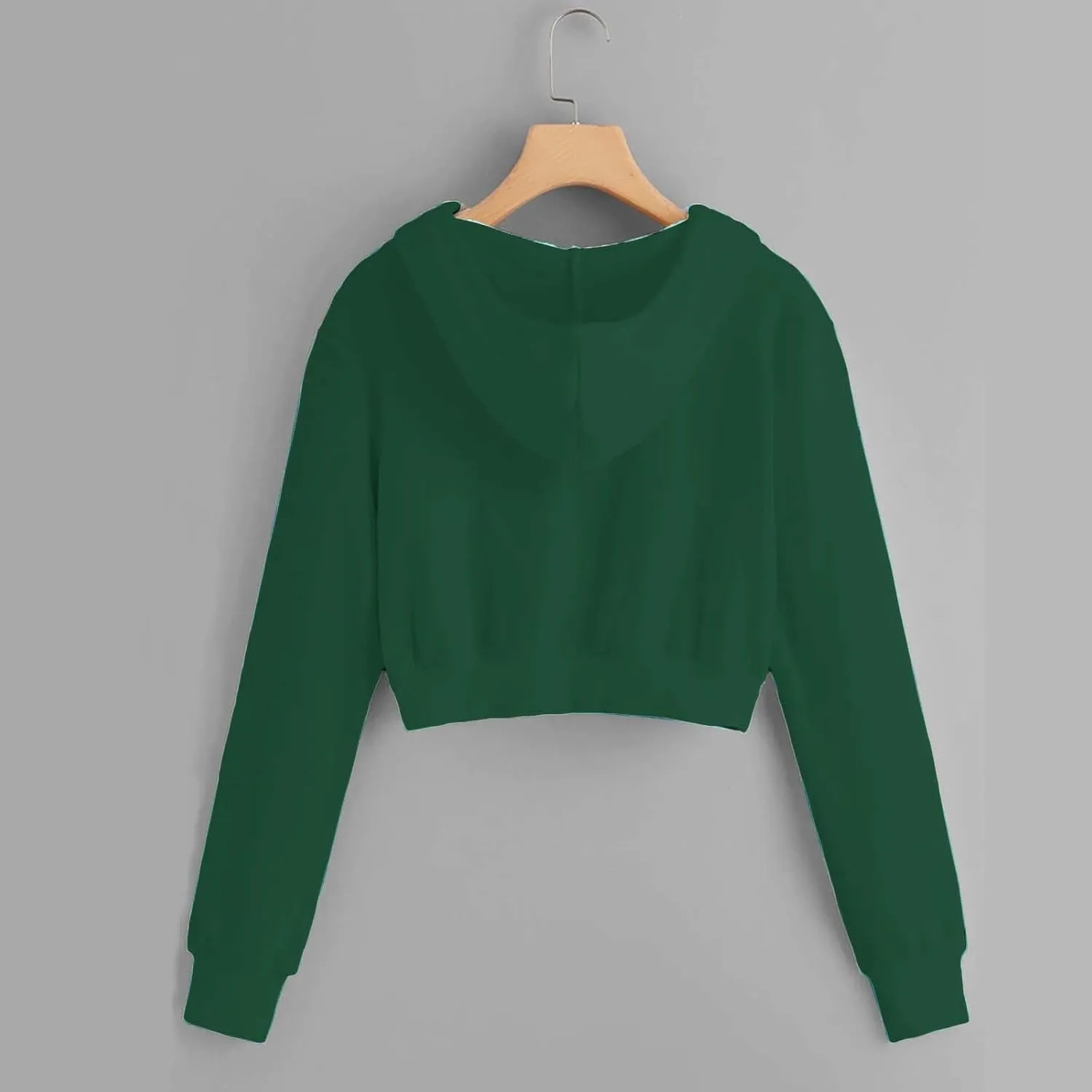 Cropped Zip Up Hoodie Women Basic Lightweight Pullover Hoodies Teen Girls Crop Top Jackets 2024 Fall Clothes