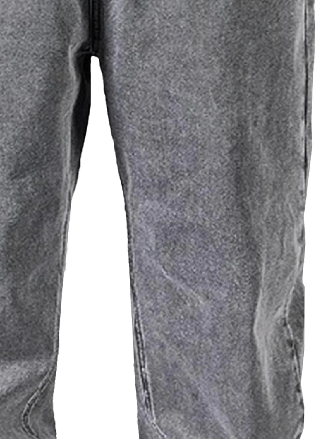 DGHM-JLMY Jean Joggers for Men Relaxed Fit Elastic Waist Denim Pants Casual Loose Straight Legs Wide Leg Trousers