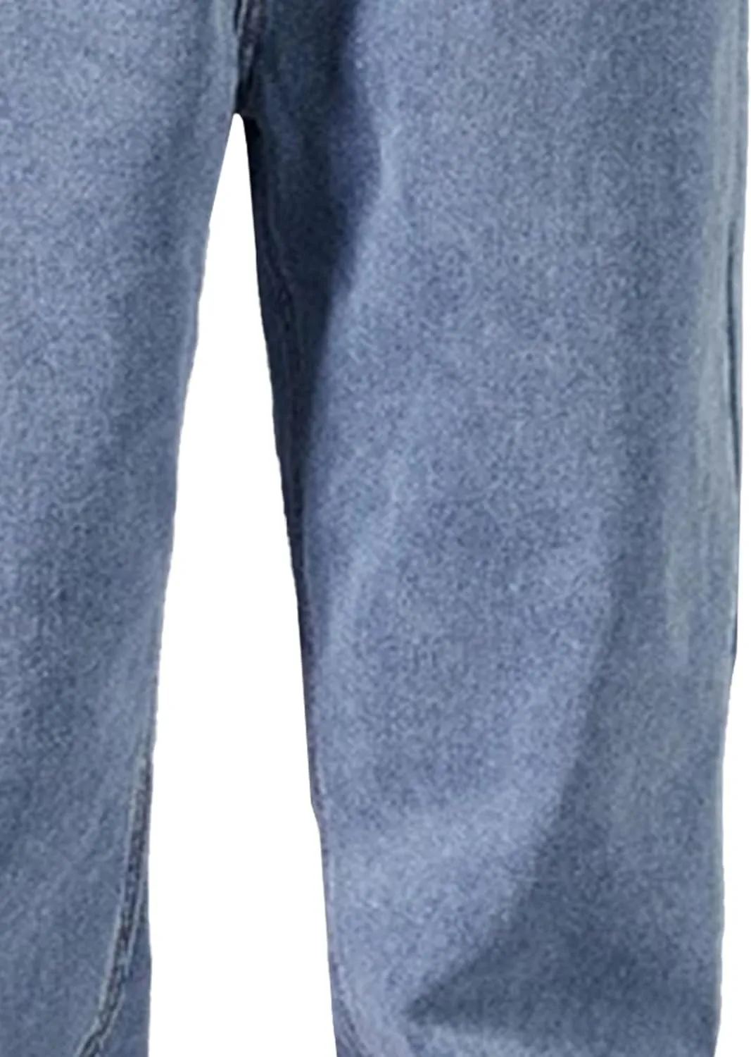 DGHM-JLMY Jean Joggers for Men Relaxed Fit Elastic Waist Denim Pants Casual Loose Straight Legs Wide Leg Trousers