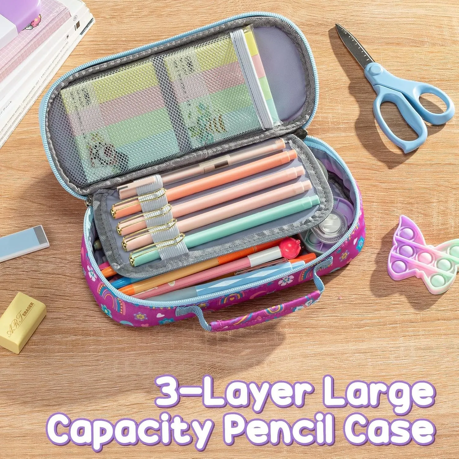 Fimibuke School Backpack for Boys, 3PCS Waterproof Kid School Bag Cute Toddler Bookbag Set with Lunch Box & Pencil Case for Preschool Kindergarten Elementary Back to School Student Ages 3-12, Gamepad