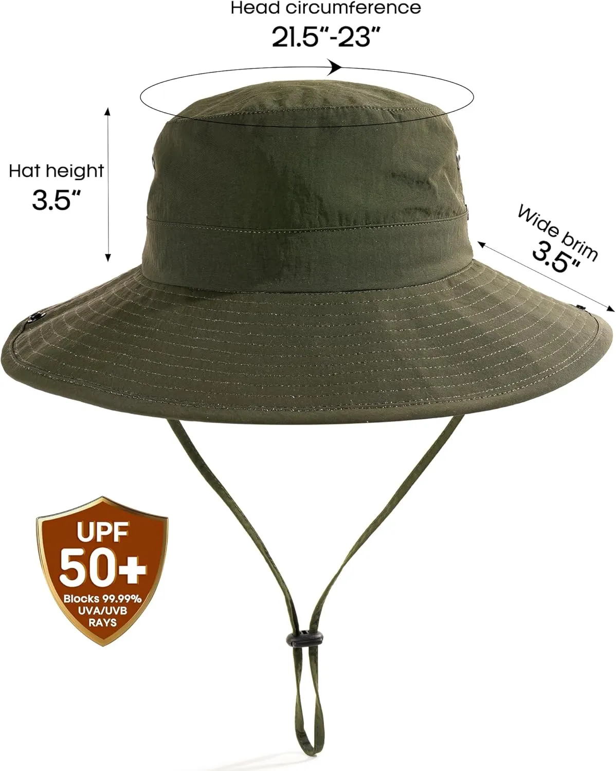 FURTALK Sun Hats for Women with Ponytail Hole Wide Brim Beach Bucket Hat UPF 50  Fishing Hiking Outdoor Hats