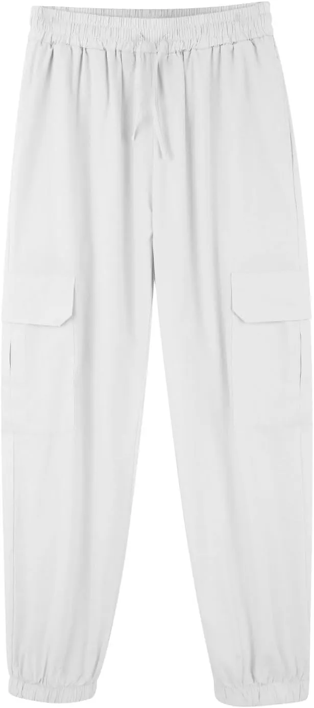 GIERIDUC Mens Athletic Sweatpants with Pockets Fashion Basic Mens Joggers Lightweight Drawstring Elastic Waist Track Pants