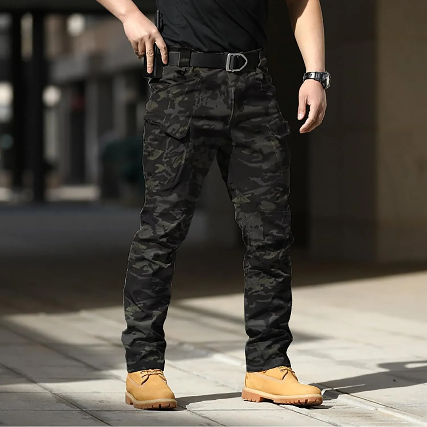 Jogger Activewear Pants Security Uniform Pants for Men Workout Sets for Gym Big Tall Casual Pant Breathable Pant