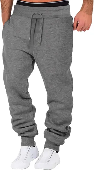 Joggers for Men Big and Tall Heavyweight Fleece Joggers Sweatpants Slim Fit Mens Athletic Jogger Pants with Pockets