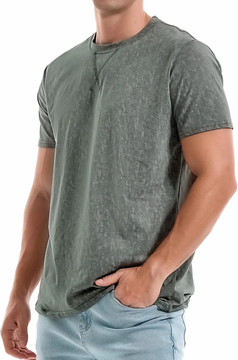KLIEGOU Men's T-Shirts - Premium Cotton Crew Neck Tees S - 4XL