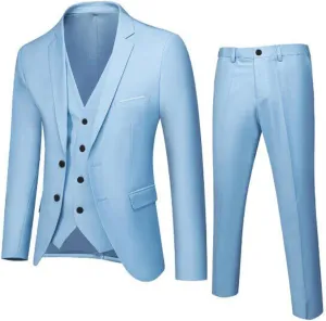 LCMTWX Men Suits R Business Suit Pants Wedding Vest Suit Party 3- Slim Men's Coats Jackets Suit Pants Tuxedo For Men Black