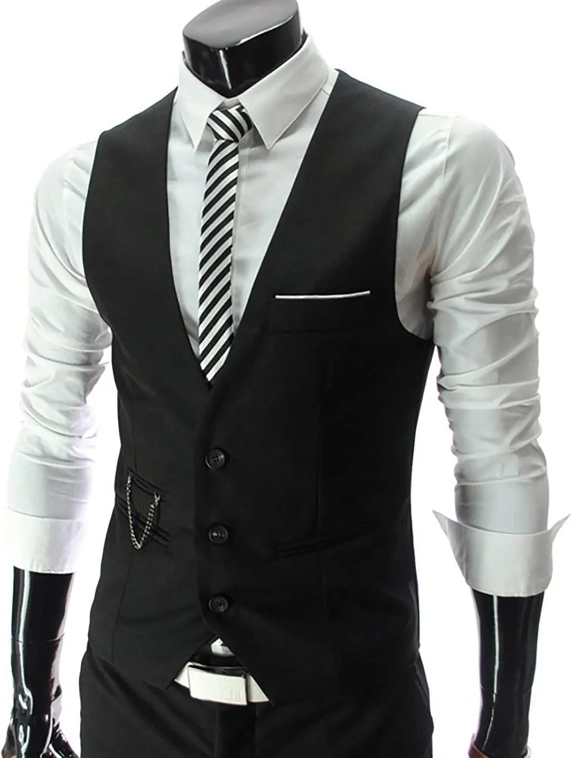 LCMTWX Running Vest For Men Suede Retro V Neck Solid Color Pocket Button Leather Vest Jacket Vest Red Vest For Men De