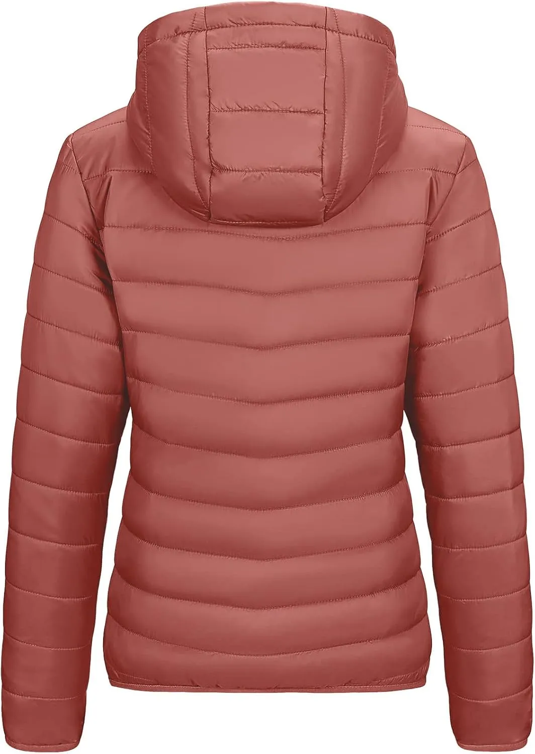 lcziwo Women's Short down Jacket Lightweight Slim Hooded Puffer Jacket Stand Collar Zip Quilted Winter Coat with Pockets