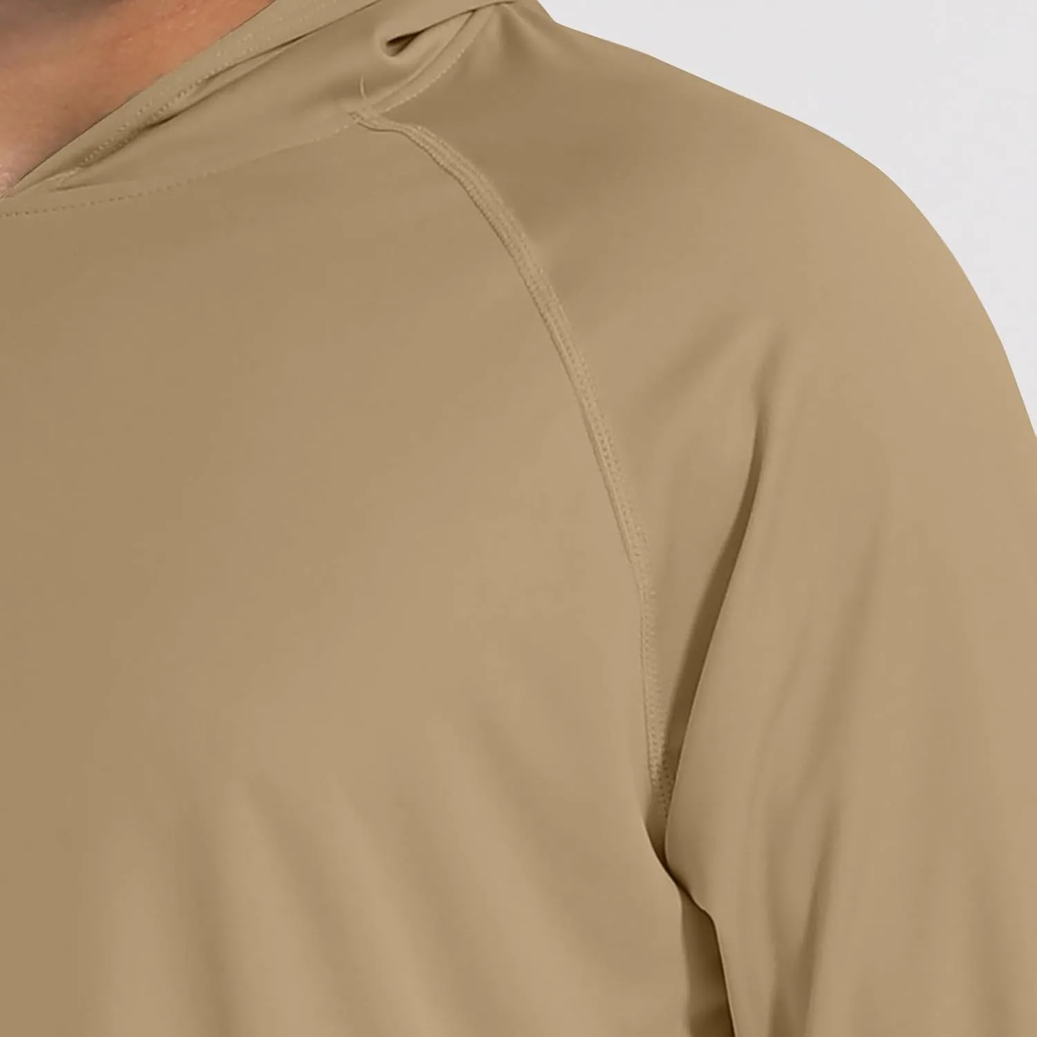 Men UPF 50  Sun Protection Hoodie Shirt Summer Long Sleeve UV SPF Quick Dry Hood T-Shirt Rash Guard Fishing Outdoor