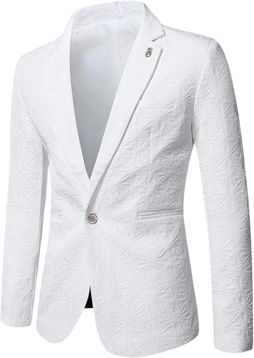 Mens Autumn And Winter Slim Retro Daily Plaid Buckle Pocket Suit Coat Sweat Pants Suits Men