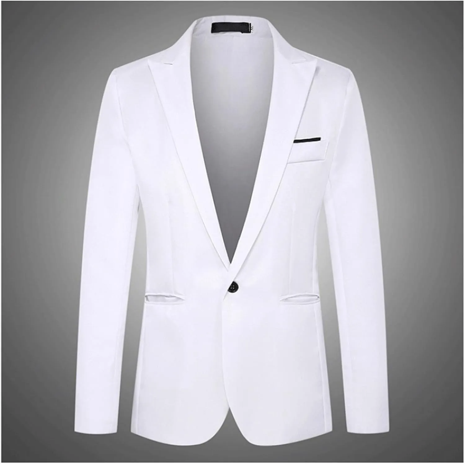 Mens Autumn And Winter Slim Retro Daily Plaid Buckle Pocket Suit Coat Sweat Pants Suits Men