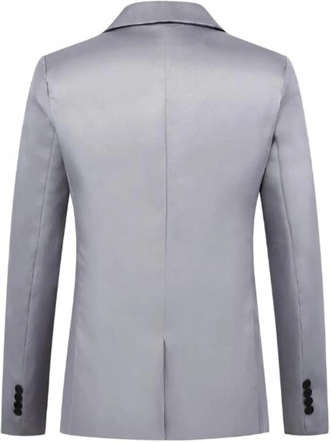 Mens Autumn And Winter Slim Retro Daily Plaid Buckle Pocket Suit Coat Sweat Pants Suits Men