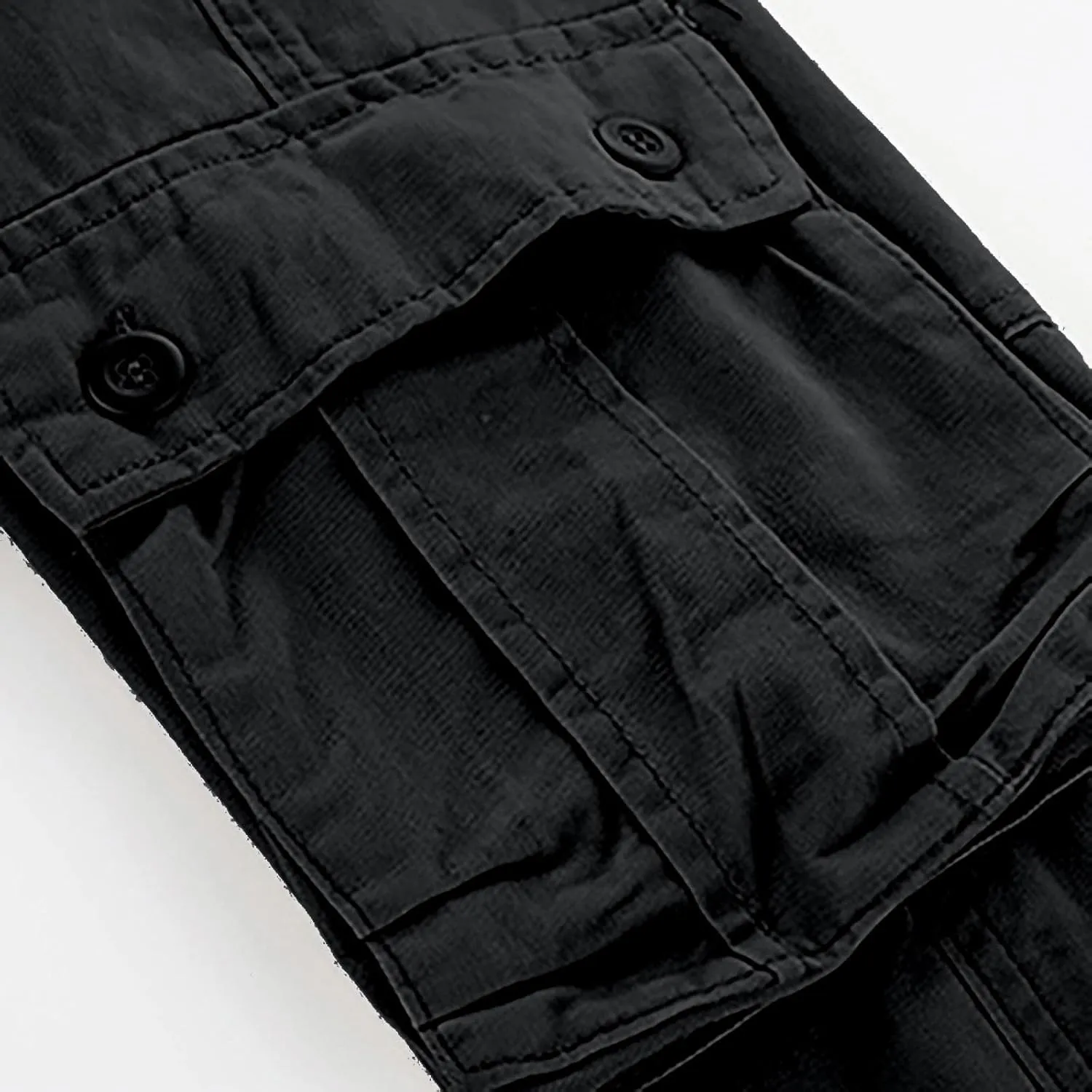Mens Casual Cargo Joggers Pants Elastic Waist Drawstring Stretch Relaxed Fit Work Pants Tapered Sweatpants