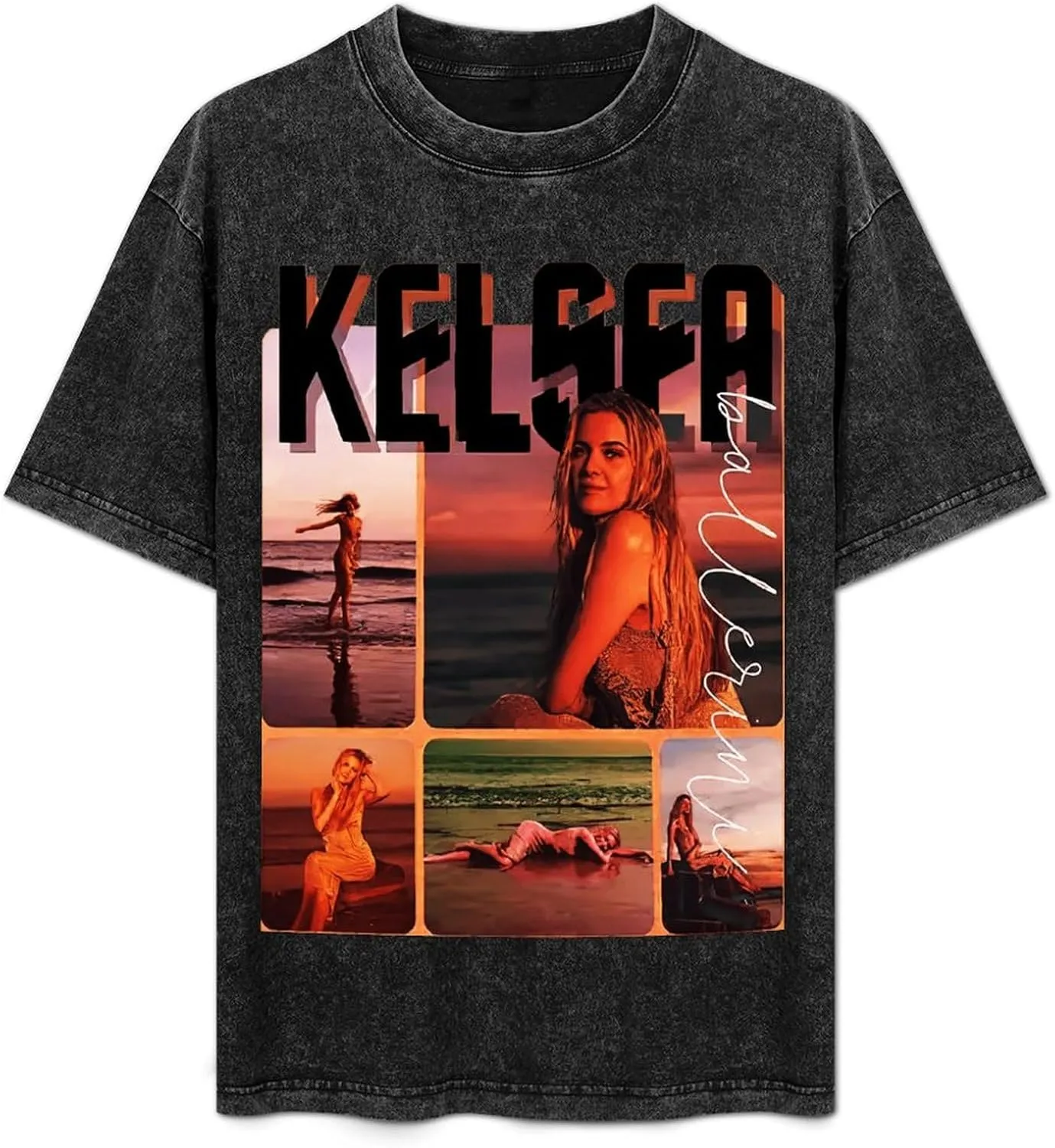 Men's Crew Cotton Neck Short Shirts Sleeved Hip-Hop Graphics Tee Street Retro Classic Casual Loose T-Shirt
