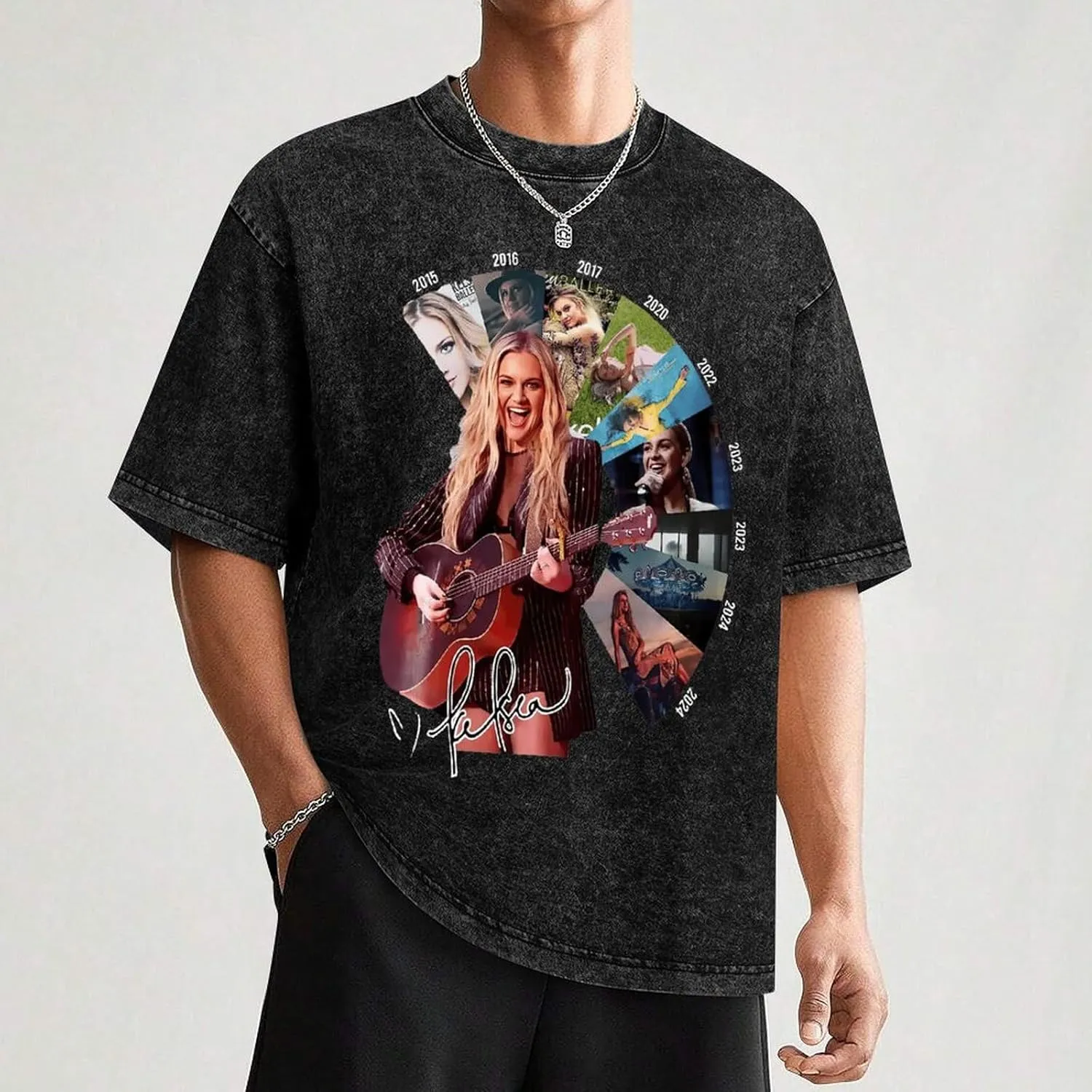 Men's Crew Cotton Neck Short Shirts Sleeved Hip-Hop Graphics Tee Street Retro Classic Casual Loose T-Shirt
