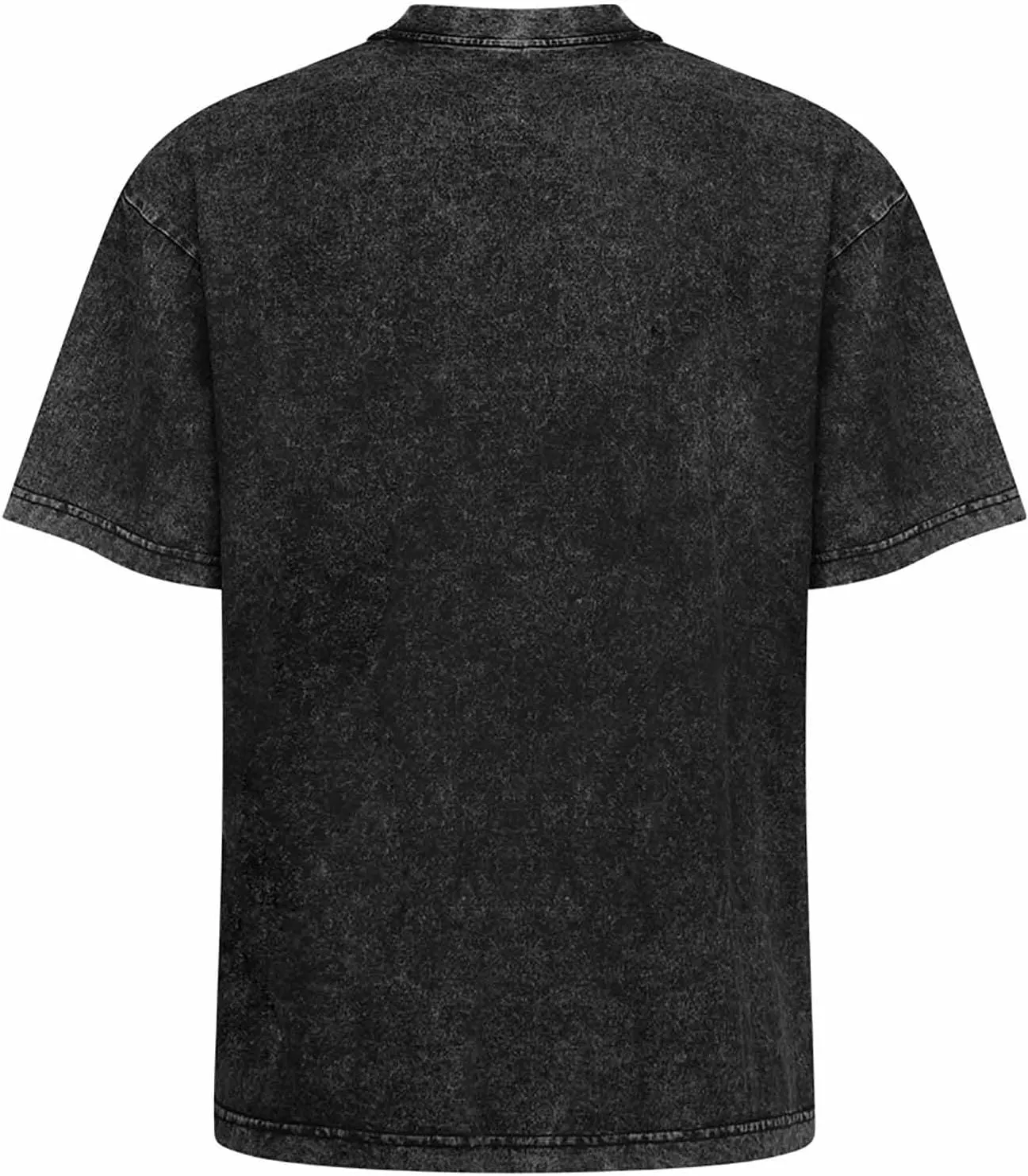 Men's Crew Cotton Neck Short Shirts Sleeved Hip-Hop Graphics Tee Street Retro Classic Casual Loose T-Shirt