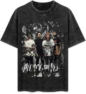 Men's Crew Cotton Neck Short Shirts Sleeved Hip-Hop Graphics Tee Street Retro Classic Casual Loose T-Shirt