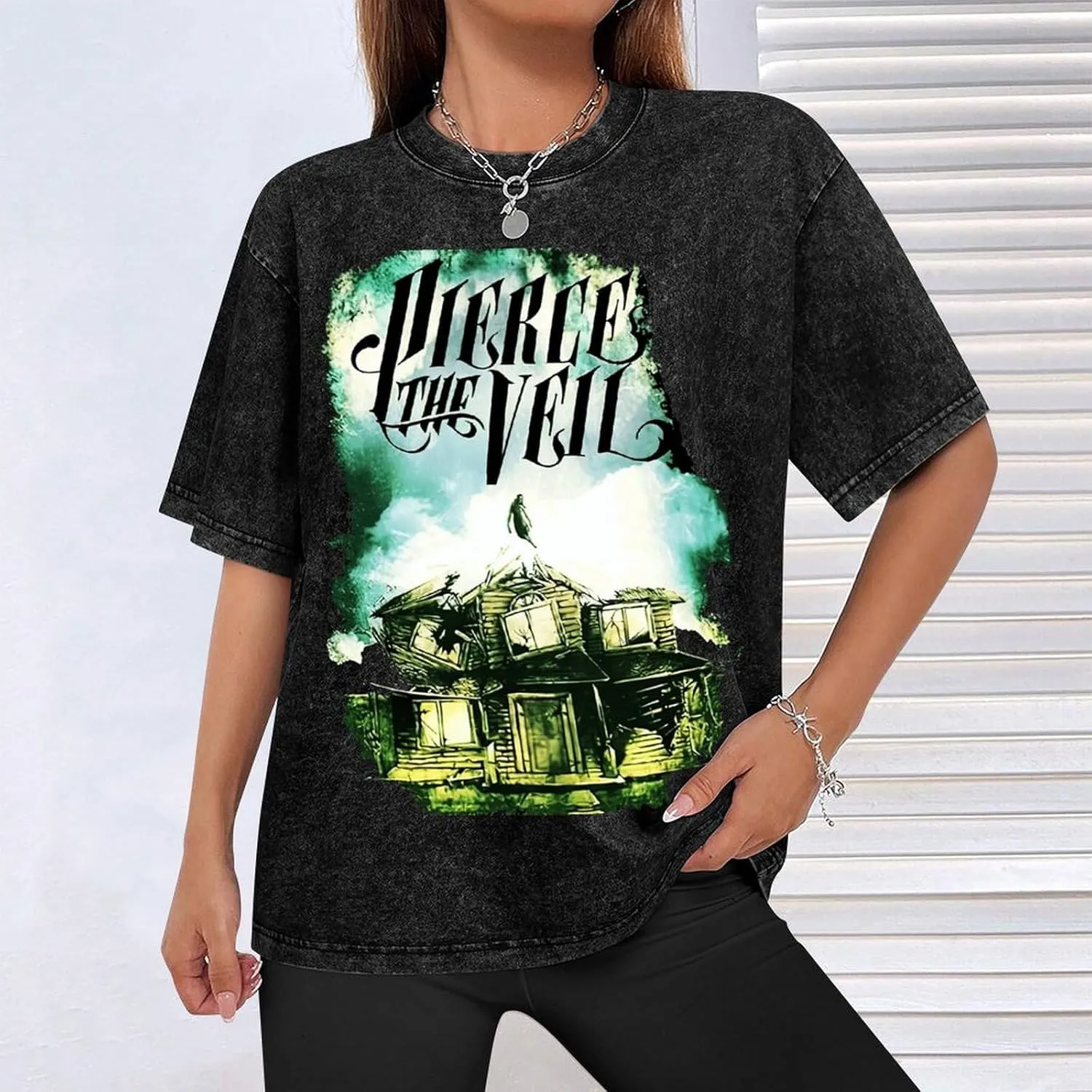 Men's Crew Cotton Neck Short Shirts Sleeved Hip-Hop Graphics Tee Street Retro Classic Casual Loose T-Shirt
