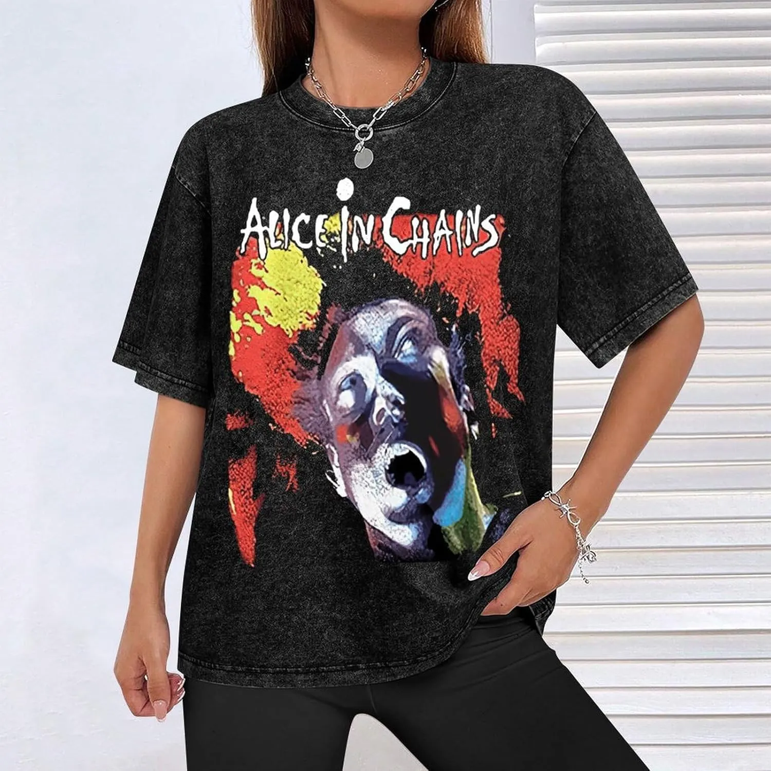 Men's Crew Cotton Neck Short Shirts Sleeved Hip-Hop Graphics Tee Street Retro Classic Casual Loose T-Shirt