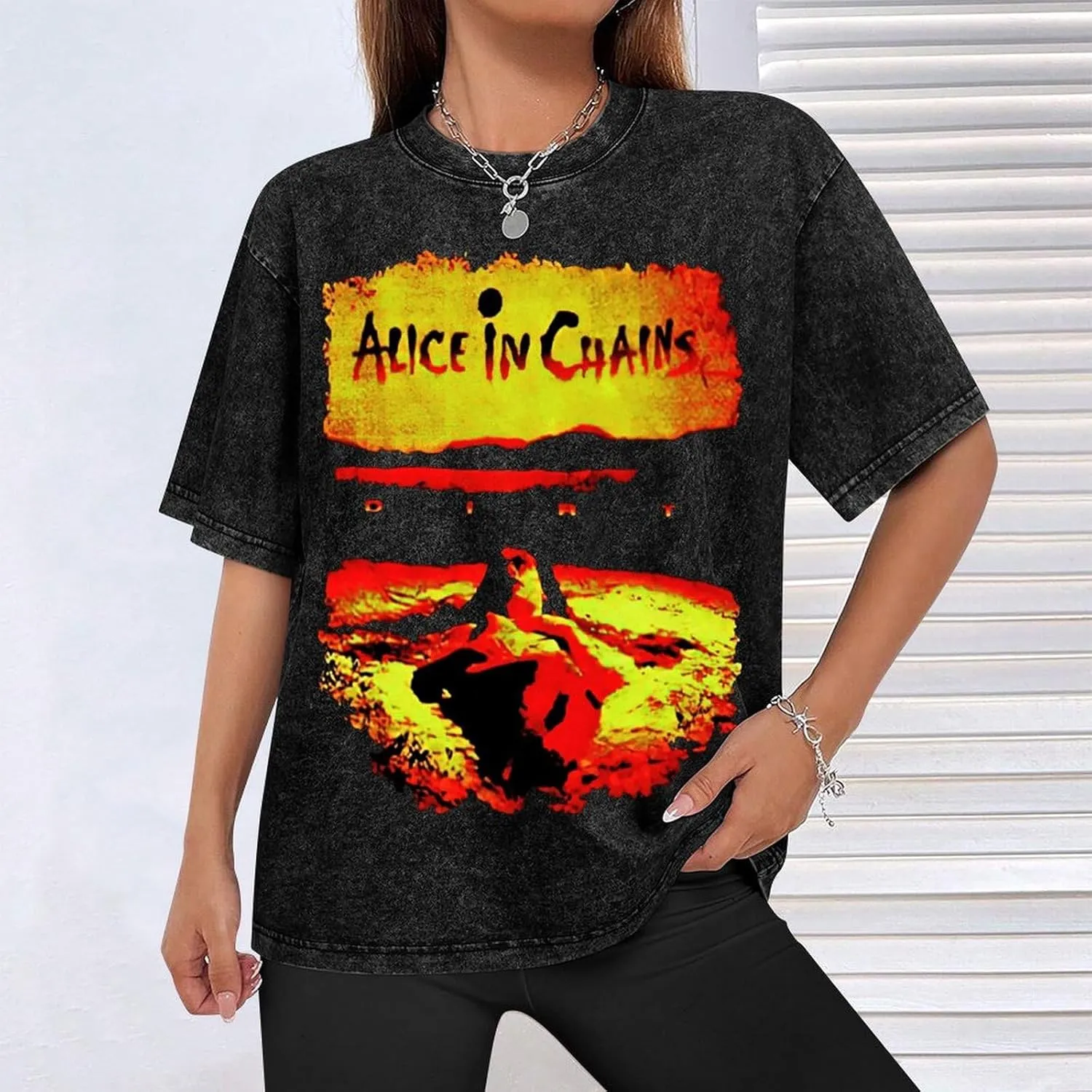Men's Crew Cotton Neck Short Shirts Sleeved Hip-Hop Graphics Tee Street Retro Classic Casual Loose T-Shirt