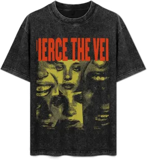 Men's Crew Cotton Neck Short Shirts Sleeved Hip-Hop Graphics Tee Street Retro Classic Casual Loose T-Shirt