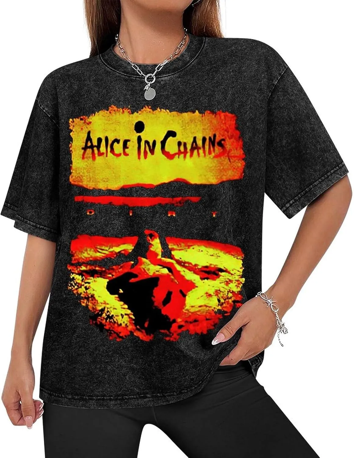 Men's Crew Cotton Neck Short Shirts Sleeved Hip-Hop Graphics Tee Street Retro Classic Casual Loose T-Shirt