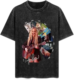 Men's Crew Cotton Neck Short Shirts Sleeved Hip-Hop Graphics Tee Street Retro Classic Casual Loose T-Shirt