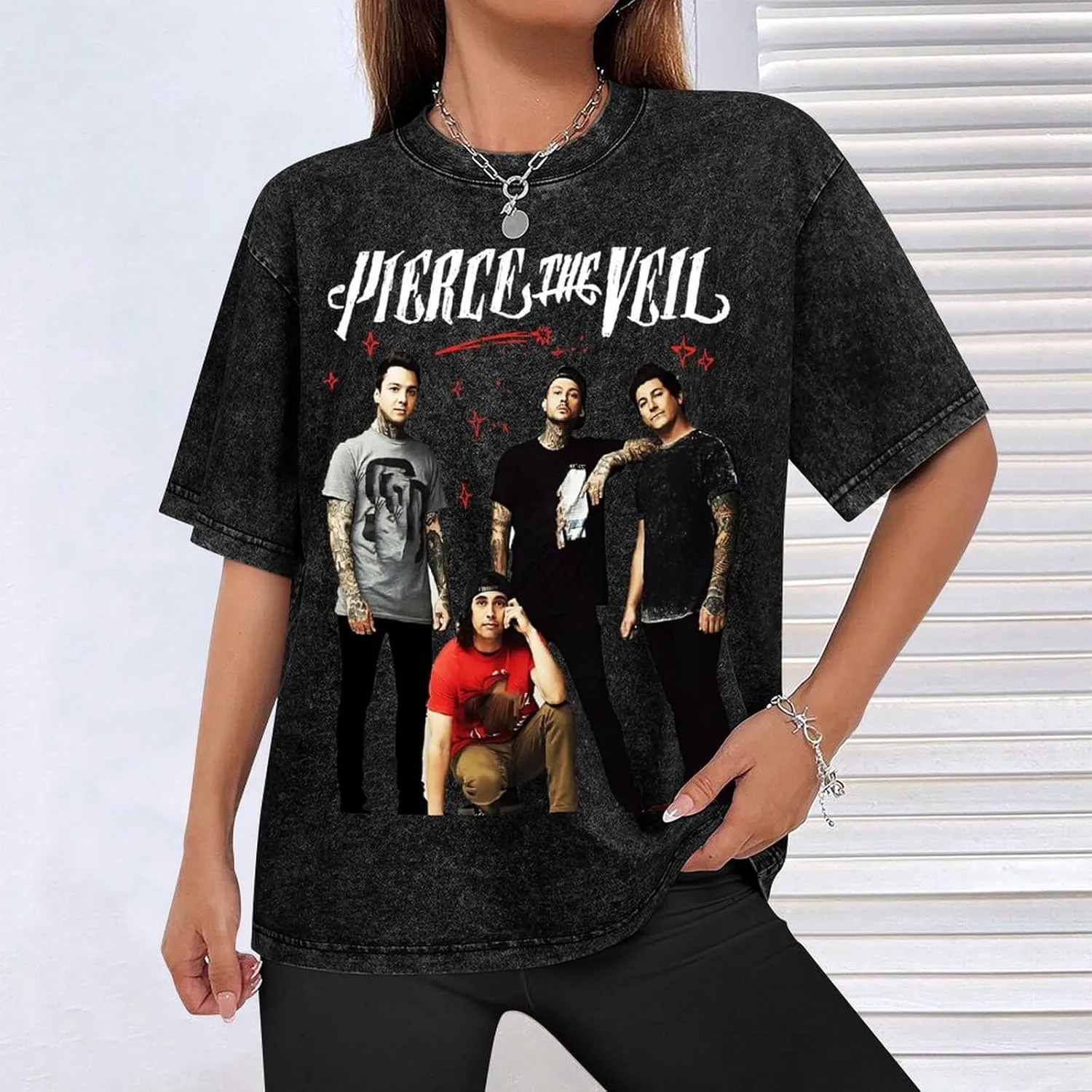 Men's Crew Cotton Neck Short Shirts Sleeved Hip-Hop Graphics Tee Street Retro Classic Casual Loose T-Shirt