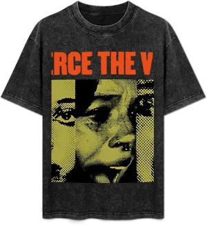 Men's Crew Cotton Neck Short Shirts Sleeved Hip-Hop Graphics Tee Street Retro Classic Casual Loose T-Shirt