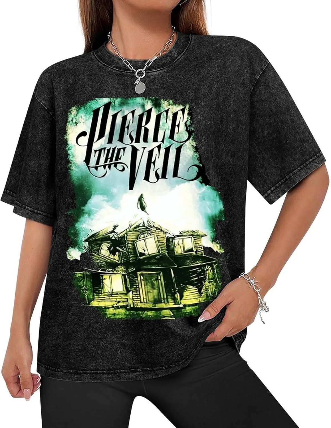 Men's Crew Cotton Neck Short Shirts Sleeved Hip-Hop Graphics Tee Street Retro Classic Casual Loose T-Shirt