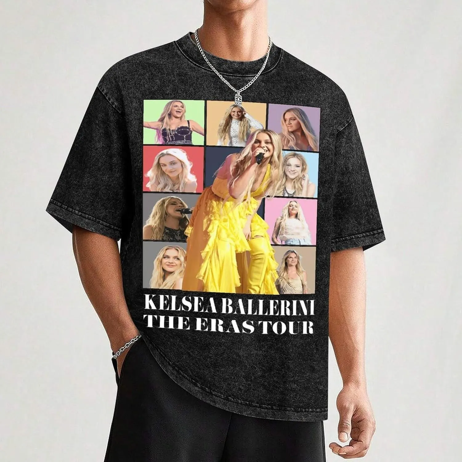 Men's Crew Cotton Neck Short Shirts Sleeved Hip-Hop Graphics Tee Street Retro Classic Casual Loose T-Shirt