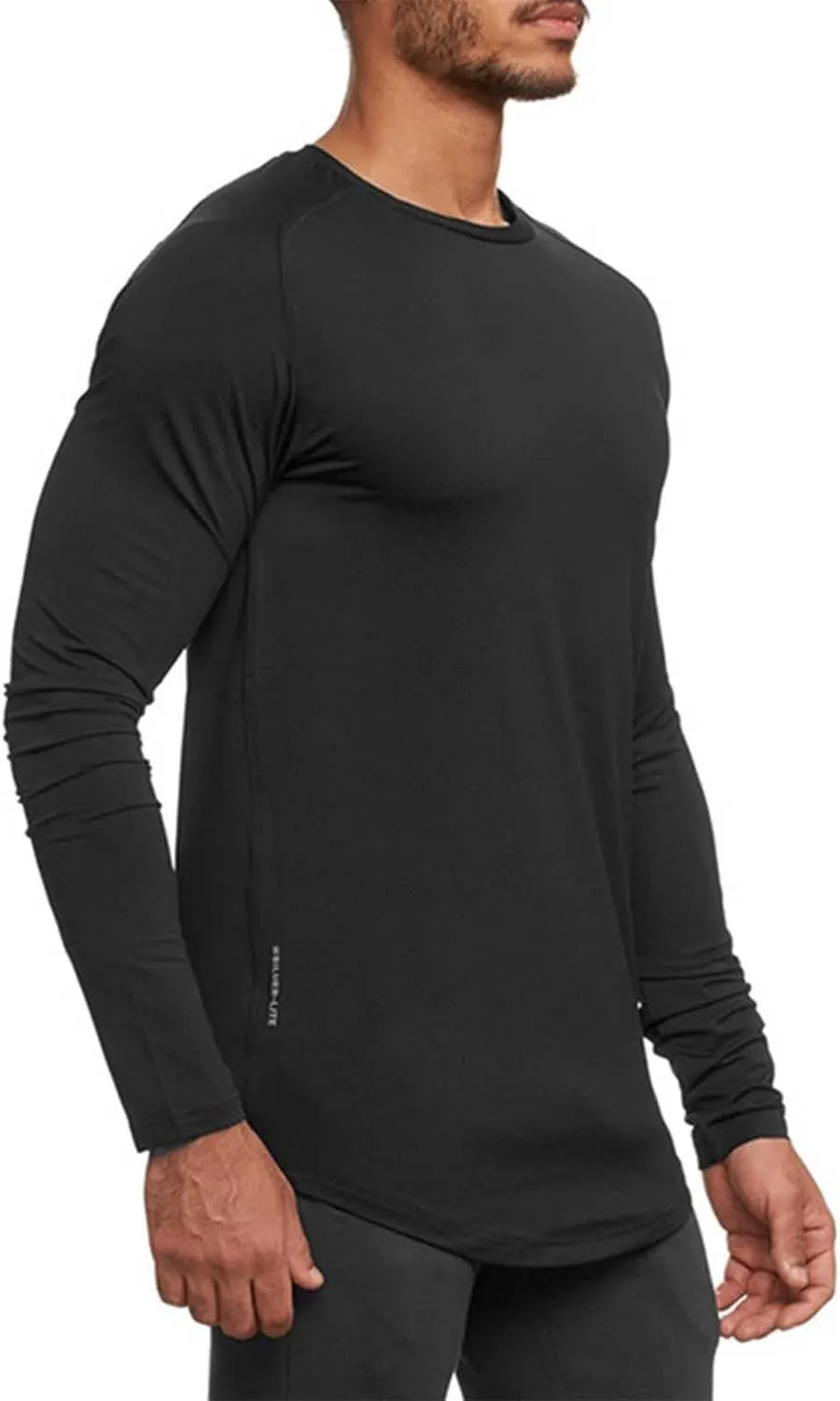 Mens Fishing Running Shirts Long Sleeve Soft Workout Shirts Moisture Wicking Sun Protection UV UPF 50 Tee T Shirts