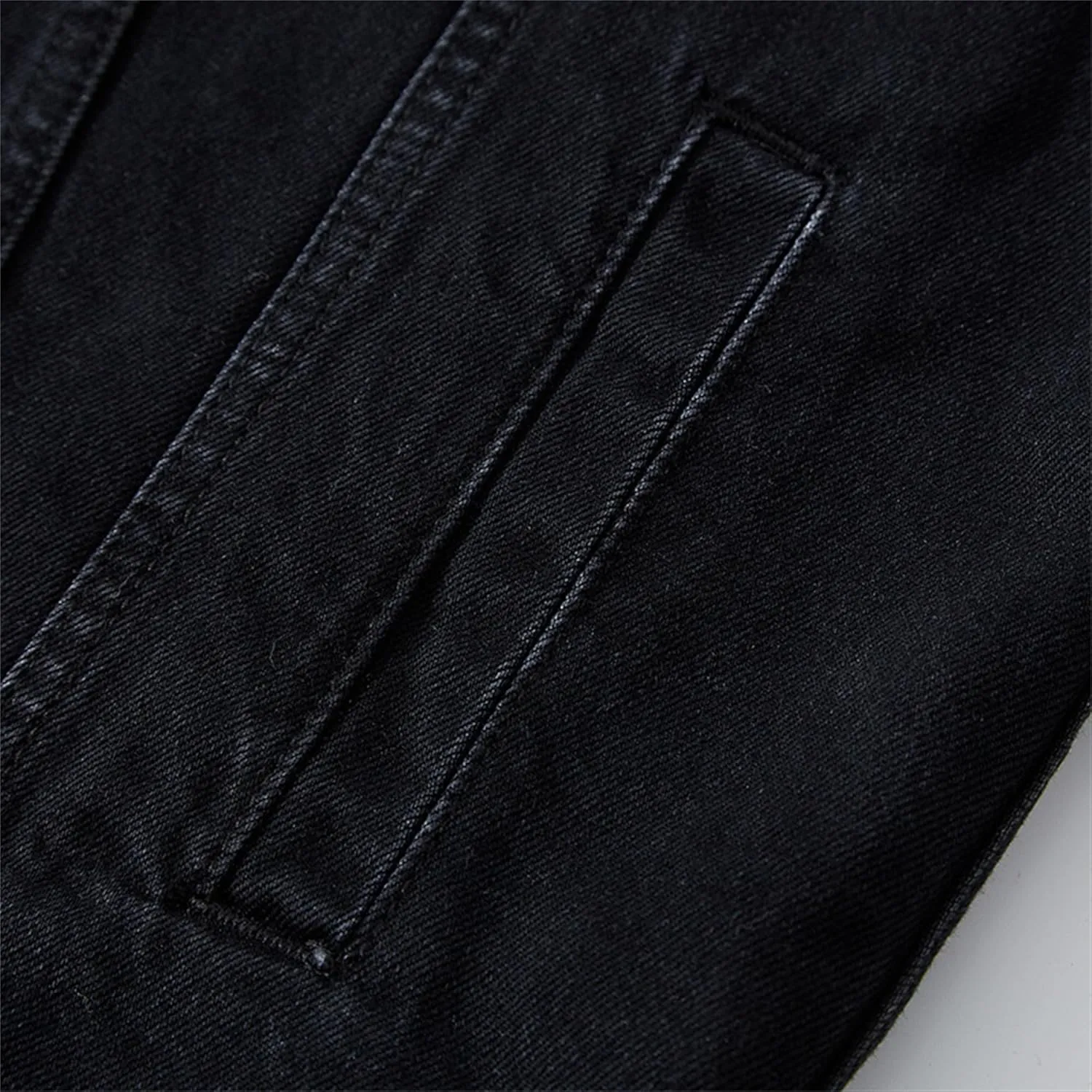 Men's Fleece Jean Jacket Fur Collar Sherpa Lined Warm Winter Denim Jacket Button Down Casual Jeans Coats Outwear