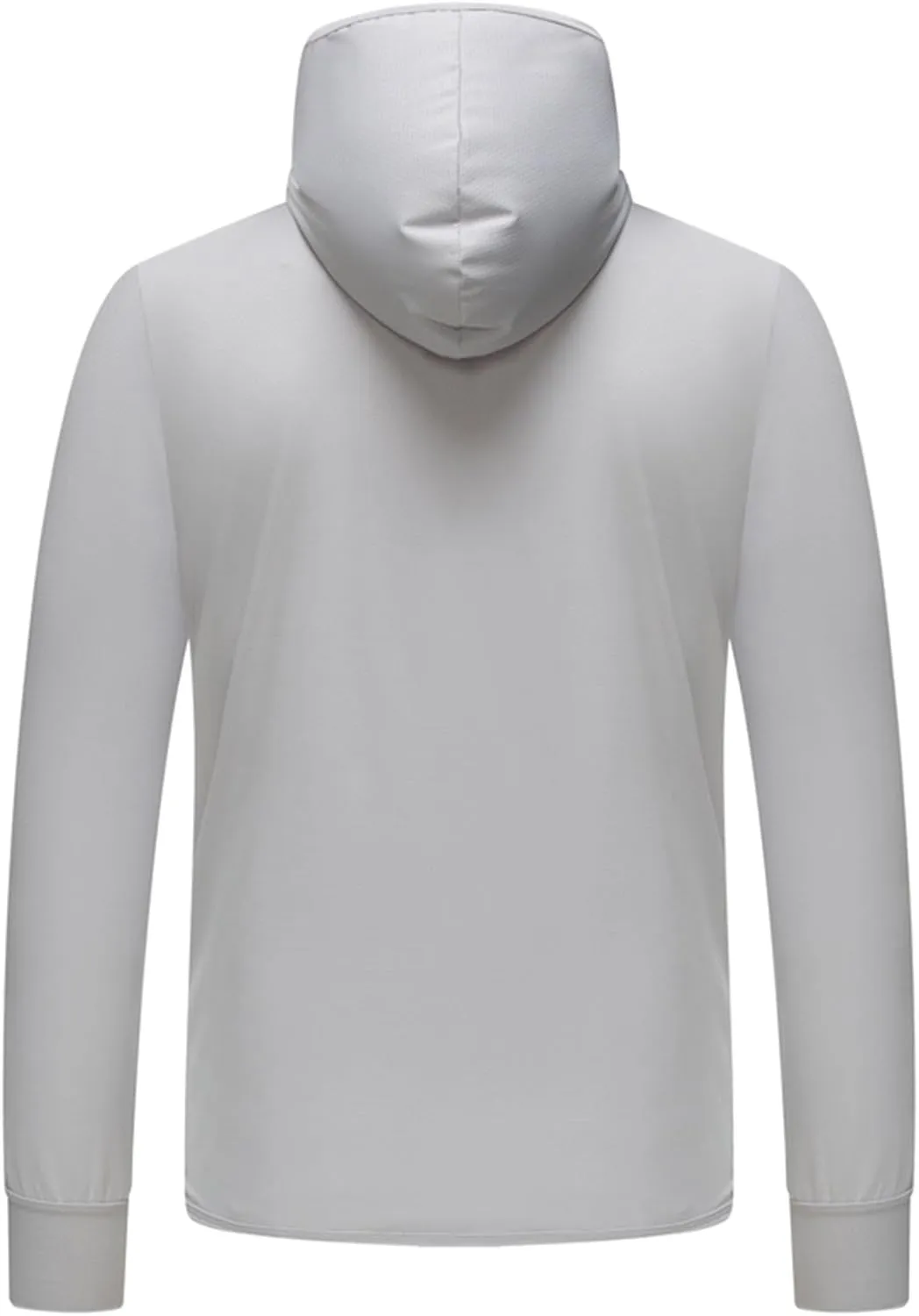 Men's Full Zip UPF 50  Sun Protection Hoodies Long Sleeve Shirts Outdoor Athletic Hooded Jacket for Hiking Fishing