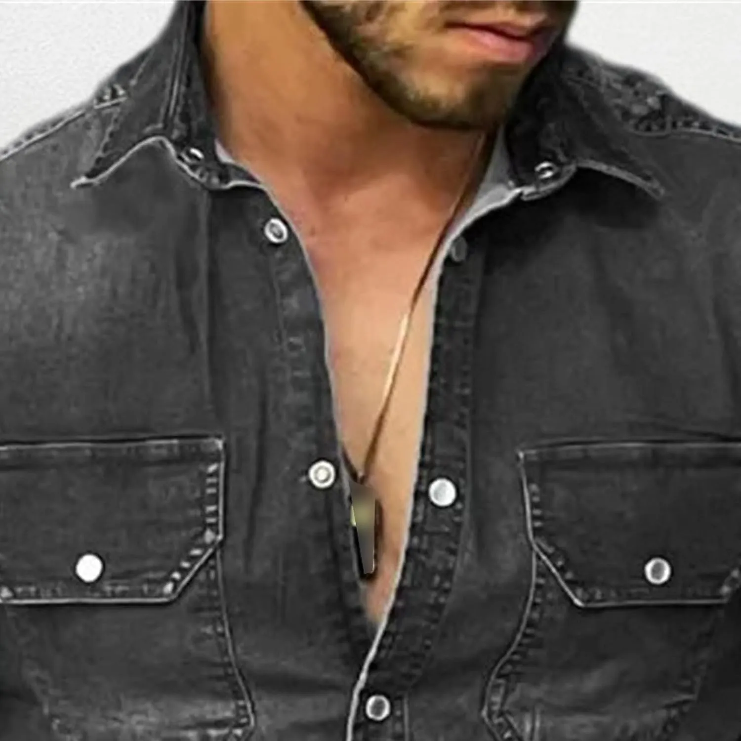 Men's Muscle Denim Vest Frayed Hem Button Down Sleeveless Jean Vest Vintage Slim Fit Motorcycle Vests Jacket