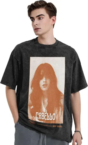 Mens Oversized T-Shirt Vintage Basic Cotton Tees Workout Short Sleeve Summer Tops Black