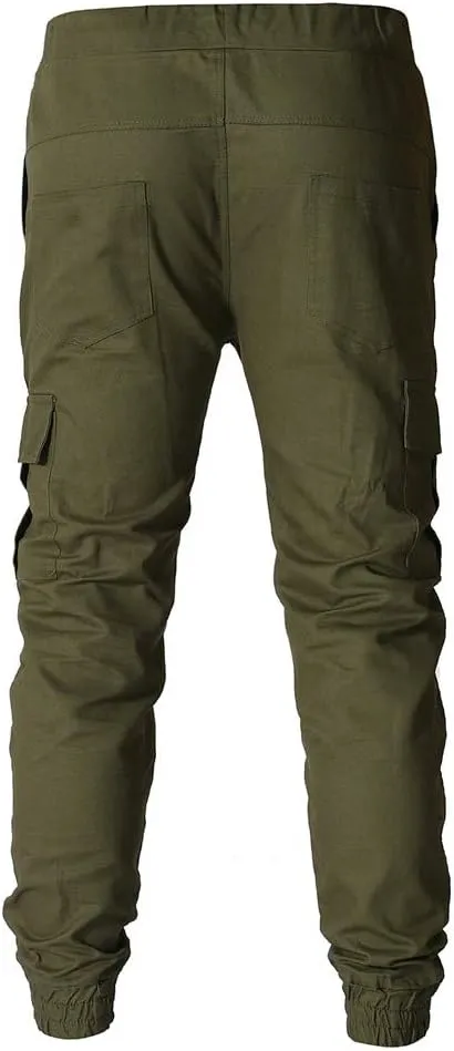 Mens Punk Pants Slim Fit Cargo Pants for Men Plus Size Cargo Pants Men Winter Sweat Pants Men School Pants Men