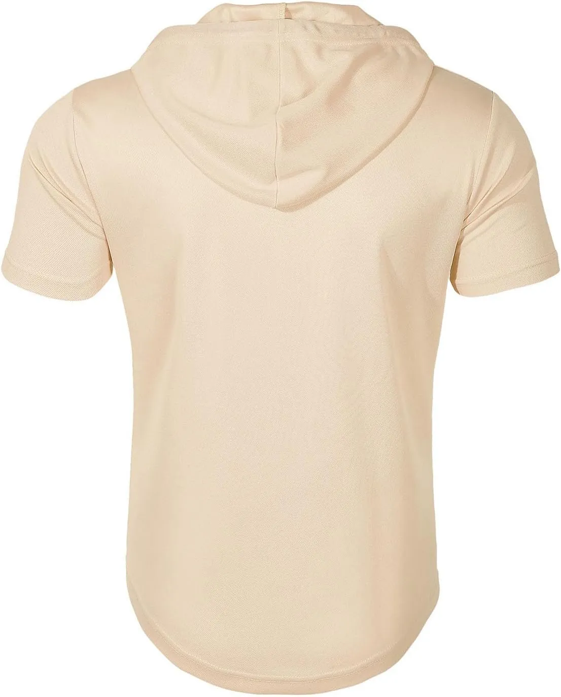 Mens Short Sleeve Shirts Workout Performance Quarter Zip Pullover Hoodies Casual Quick Dry Gym Athletic Hooded Shirts