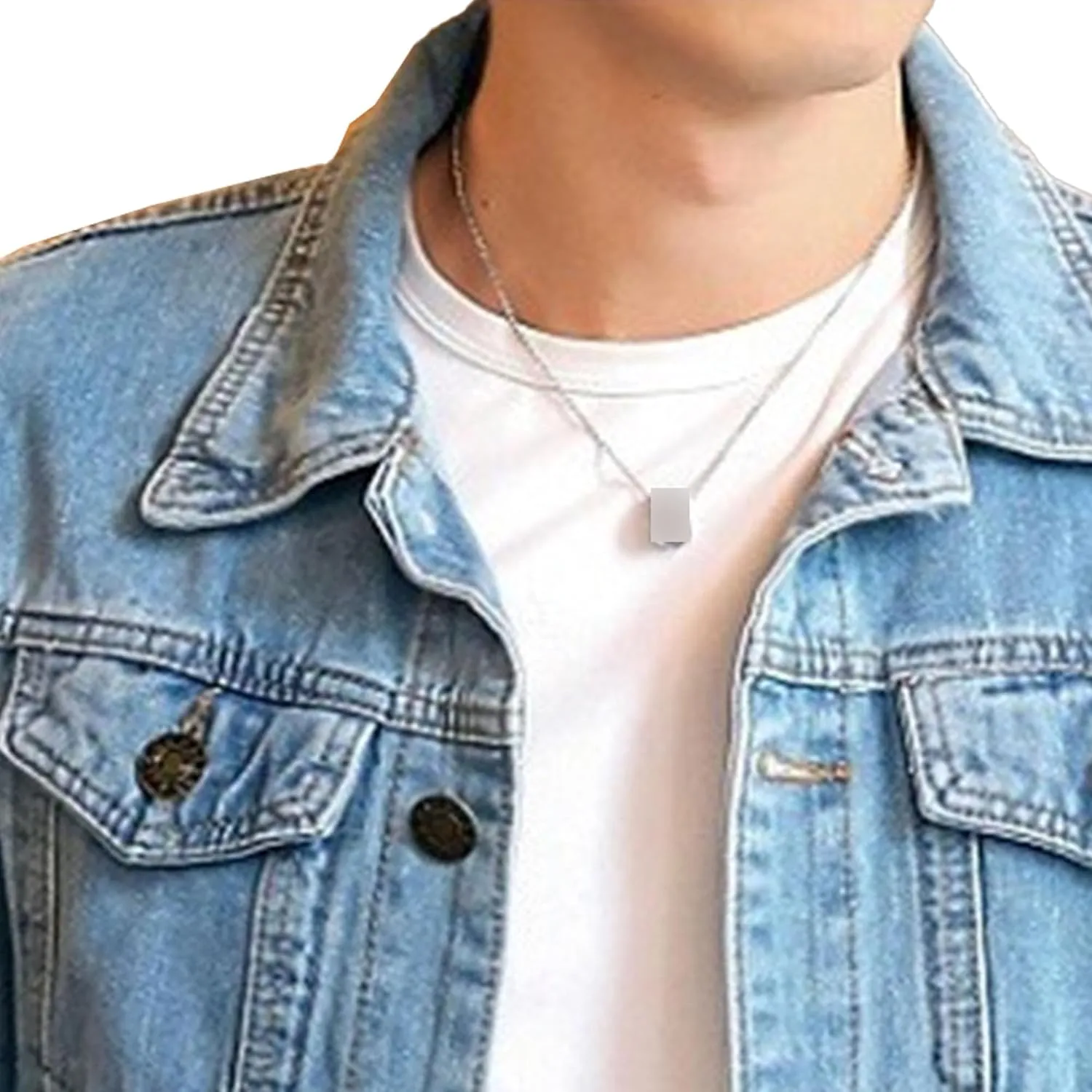 Men's Slim Fit Denim Jacket Long Sleeve Button Down Lapel Jean Jacket Distressed Casual Trucker Coat