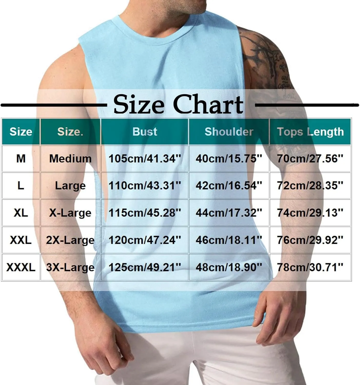 Men's Solid Color Cut Off Muscle Tank Tops, Gym Classic Bodybuilding Sleeveless Workout Shirts Quick Dry Training Tees