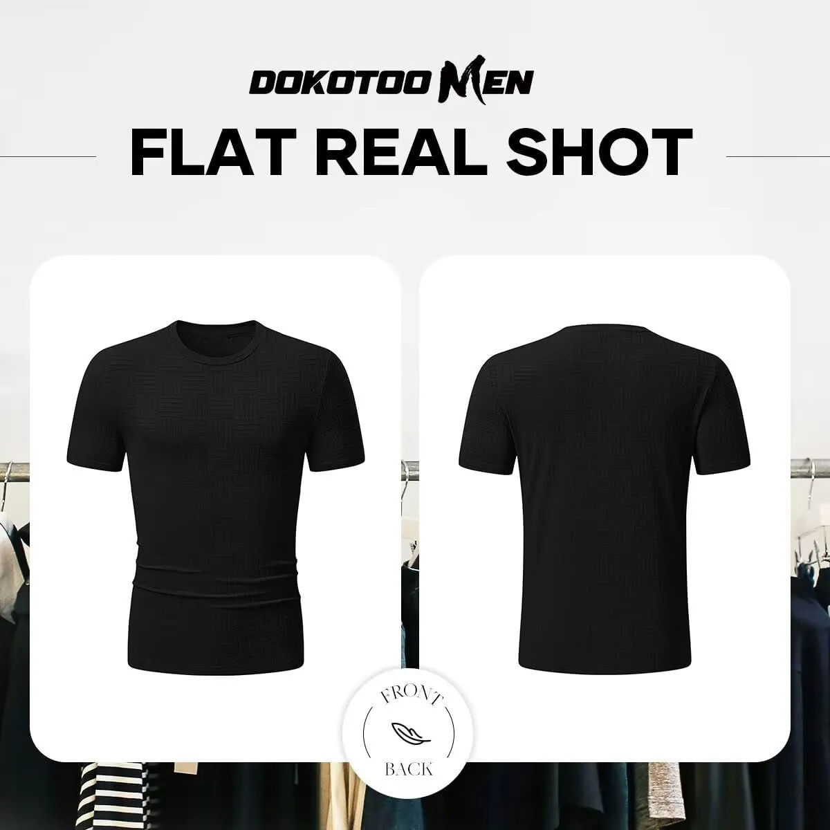 Men's T Shirts Summer Crewneck Tee Shirts Casual Textured Short Sleeve Pullover Tshirts
