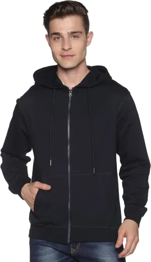 Mens Zip Up Hoodie of Cotton Fleece Heavyweight sweatshirt hoodie