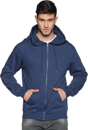 Mens Zip Up Hoodie of Cotton Fleece Heavyweight sweatshirt hoodie