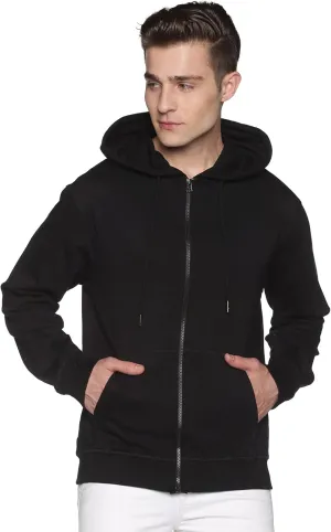 Mens Zip Up Hoodie of Cotton Fleece Heavyweight sweatshirt hoodie